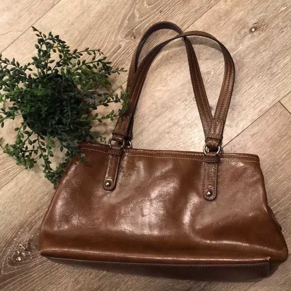 Nine & Co. By Nine West Cognac Brown Vegan Leather Purse - Picture 2 of 7